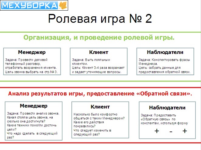 Организация и проведение ролевых игр в компании Адаптация с Бочкаревым